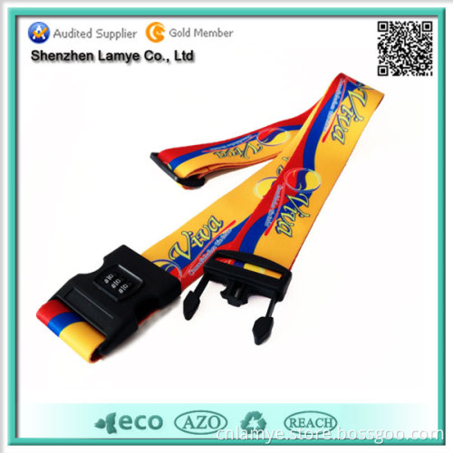 Eco Friendly Luggage Belt, Polyester Luggage Belt, Custom Logo Polyester Luggage Belt